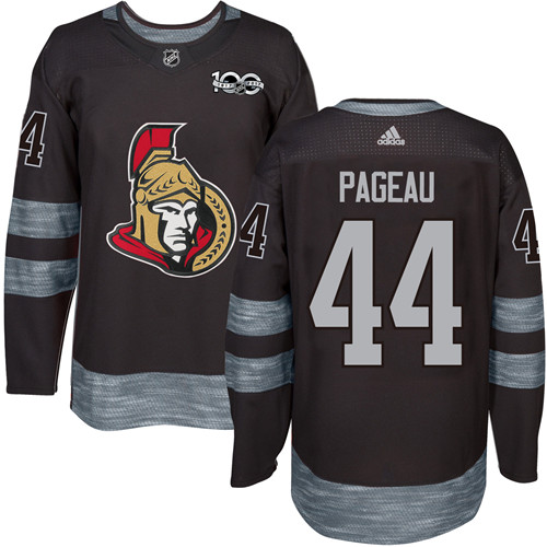 Adidas Senators #44 Jean-Gabriel Pageau Black 1917-2017 100th Anniversary Stitched NHL Jersey Adidas Senators #44 Jean-Gabriel Pageau Black 1917-2017 100th Anniversary Stitched NHL Jersey