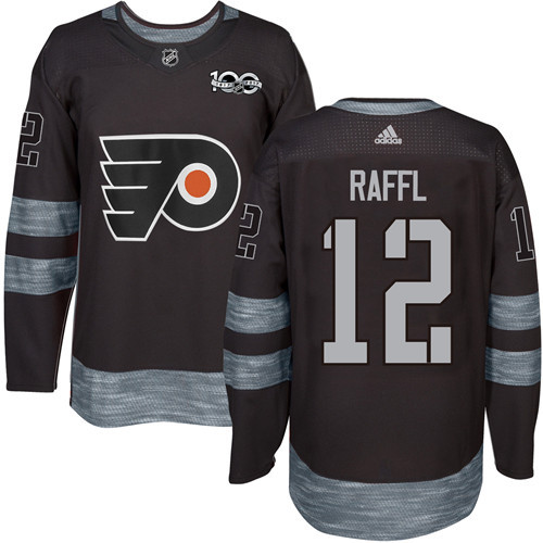 Adidas Flyers #12 Michael Raffl Black 1917-2017 100th Anniversary Stitched NHL Jersey Adidas Flyers #12 Michael Raffl Black 1917-2017 100th Anniversary Stitched NHL Jersey