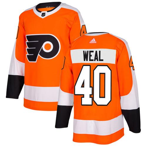 Adidas Flyers #40 Jordan Weal Orange Home Authentic Stitched NHL Jersey Adidas Flyers #40 Jordan Weal Orange Home Authentic Stitched NHL Jersey