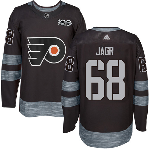 Adidas Flyers #68 Jaromir Jagr Black 1917-2017 100th Anniversary Stitched NHL Jersey Adidas Flyers #68 Jaromir Jagr Black 1917-2017 100th Anniversary Stitched NHL Jersey
