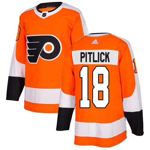Adidas Flyers #18 Tyler Pitlick Orange Home Authentic Stitched NHL Jersey Adidas Flyers #18 Tyler Pitlick Orange Home Authentic Stitched NHL Jersey