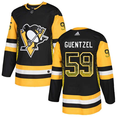 Adidas Penguins #59 Jake Guentzel Black Home Authentic Drift Fashion Stitched NHL Jersey Adidas Penguins #59 Jake Guentzel Black Home Authentic Drift Fashion Stitched NHL Jersey