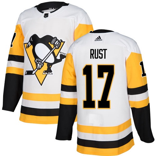 Adidas Penguins #17 Bryan Rust White Road Authentic Stitched NHL Jersey Adidas Penguins #17 Bryan Rust White Road Authentic Stitched NHL Jersey