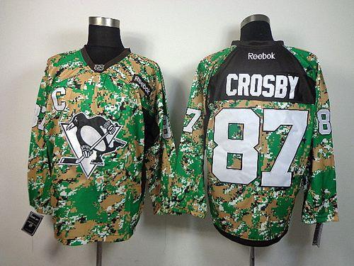 Penguins #87 Sidney Crosby Camo Veterans Day Practice Stitched NHL Jersey Penguins #87 Sidney Crosby Camo Veterans Day Practice Stitched NHL Jersey