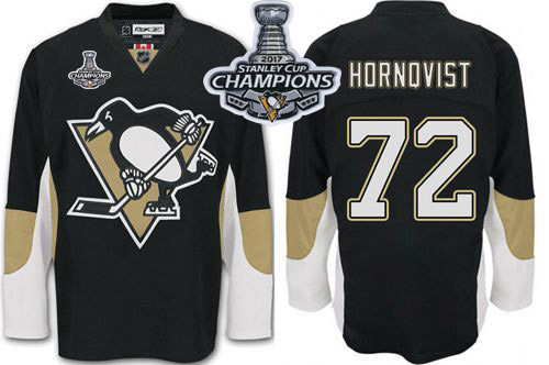 Penguins #72 Patric Hornqvist Black Home 2017 Stanley Cup Finals Champions Stitched NHL Jersey Penguins #72 Patric Hornqvist Black Home 2017 Stanley Cup Finals Champions Stitched NHL Jersey