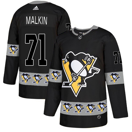 Adidas Penguins #71 Evgeni Malkin Black Authentic Team Logo Fashion Stitched NHL Jersey Adidas Penguins #71 Evgeni Malkin Black Authentic Team Logo Fashion Stitched NHL Jersey