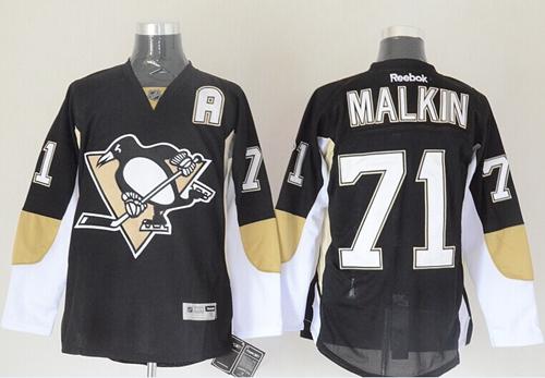 Penguins #71 Evgeni Malkin Black Stitched NHL Jersey Penguins #71 Evgeni Malkin Black Stitched NHL Jersey
