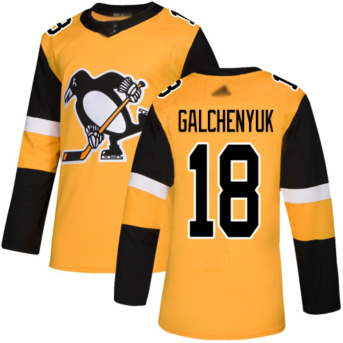 Adidas Penguins #18 Alex Galchenyuk Gold Alternate Authentic Stitched NHL Jersey Adidas Penguins #18 Alex Galchenyuk Gold Alternate Authentic Stitched NHL Jersey