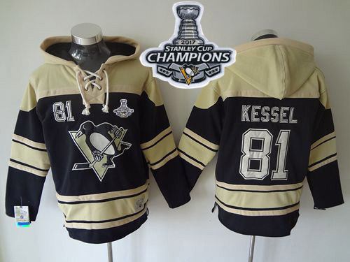 Penguins #81 Phil Kessel Black Sawyer Hooded Sweatshirt 2017 Stanley Cup Finals Champions Stitched NHL Jersey Penguins #81 Phil Kessel Black Sawyer Hooded Sweatshirt 2017 Stanley Cup Finals Champions Stitched NHL Jersey