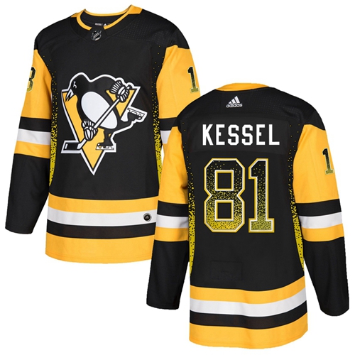 Adidas Penguins #81 Phil Kessel Black Home Authentic Drift Fashion Stitched NHL Jersey Adidas Penguins #81 Phil Kessel Black Home Authentic Drift Fashion Stitched NHL Jersey