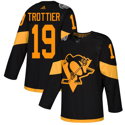 Adidas Penguins #19 Bryan Trottier Black Authentic 2019 Stadium Series Stitched NHL Jersey Adidas Penguins #19 Bryan Trottier Black Authentic 2019 Stadium Series Stitched NHL Jersey