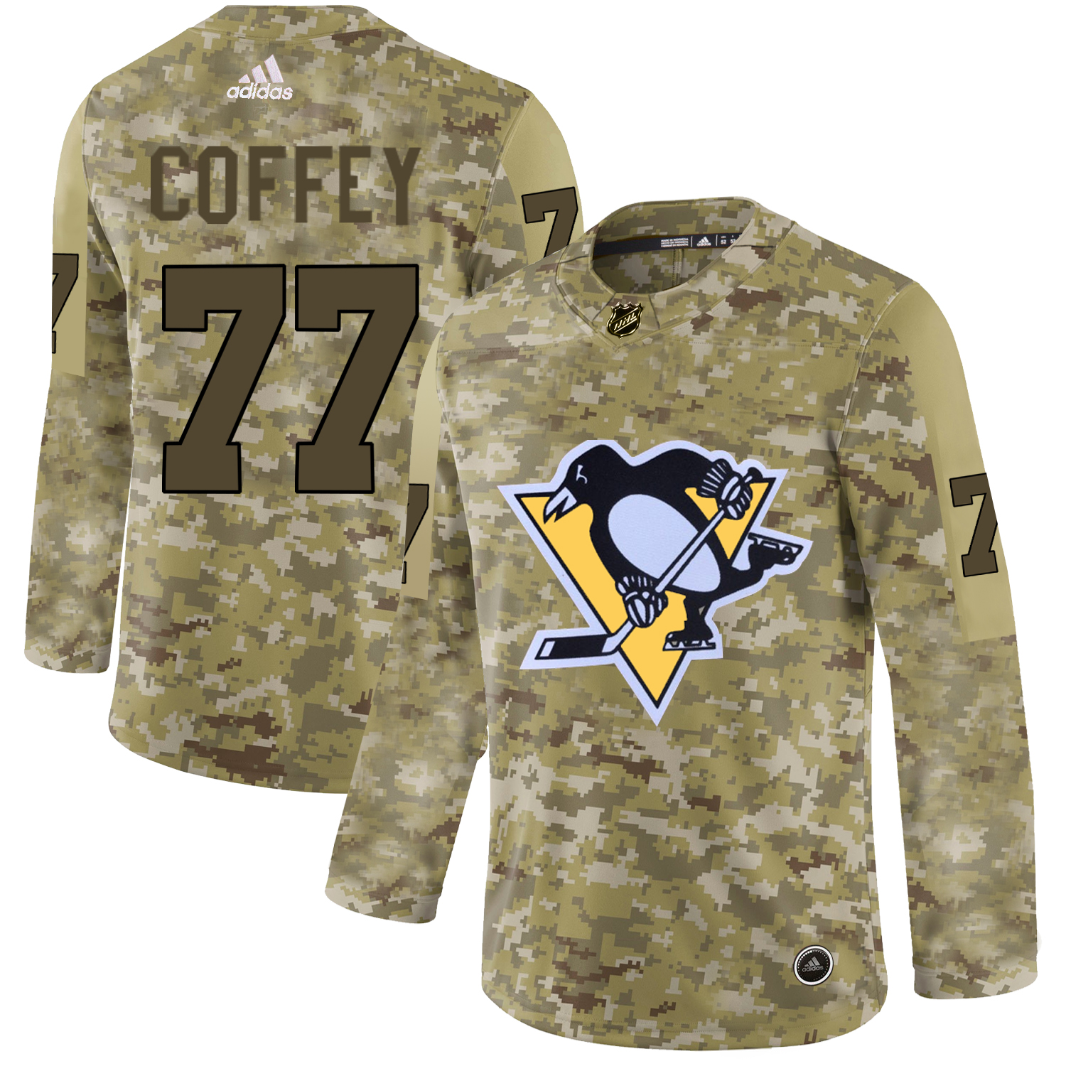 Adidas Penguins #77 Paul Coffey Camo Authentic Stitched NHL Jersey Adidas Penguins #77 Paul Coffey Camo Authentic Stitched NHL Jersey