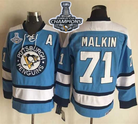 Penguins #71 Evgeni Malkin Blue Alternate CCM Throwback 2017 Stanley Cup Finals Champions Stitched NHL Jersey Penguins #71 Evgeni Malkin Blue Alternate CCM Throwback 2017 Stanley Cup Finals Champions Stitched NHL Jersey