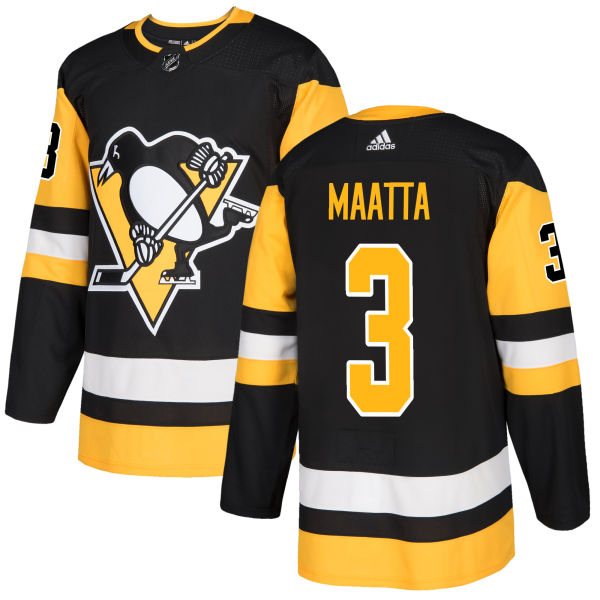 Adidas Penguins #3 Olli Maatta Black Home Authentic Stitched NHL Jersey Adidas Penguins #3 Olli Maatta Black Home Authentic Stitched NHL Jersey
