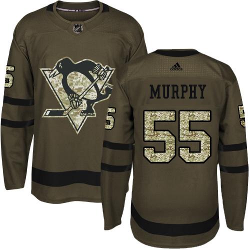 Adidas Penguins #55 Larry Murphy Green Salute to Service Stitched NHL Jersey Adidas Penguins #55 Larry Murphy Green Salute to Service Stitched NHL Jersey