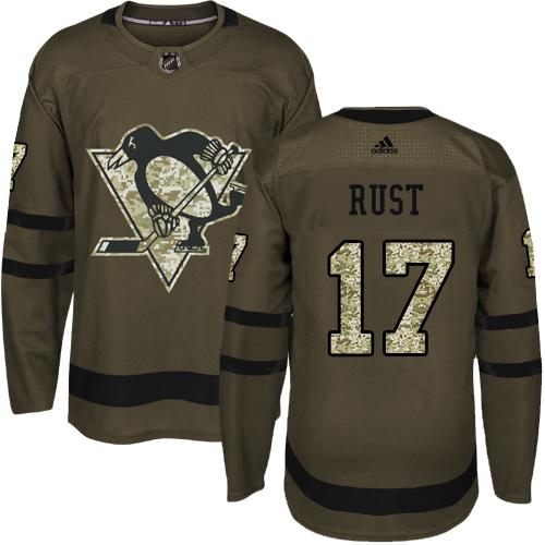 Adidas Penguins #17 Bryan Rust Green Salute to Service Stitched NHL Jersey Adidas Penguins #17 Bryan Rust Green Salute to Service Stitched NHL Jersey