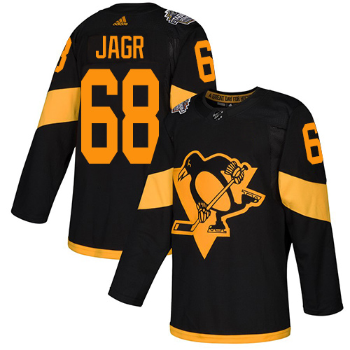Adidas Penguins #68 Jaromir Jagr Black Authentic 2019 Stadium Series Stitched NHL Jersey Adidas Penguins #68 Jaromir Jagr Black Authentic 2019 Stadium Series Stitched NHL Jersey