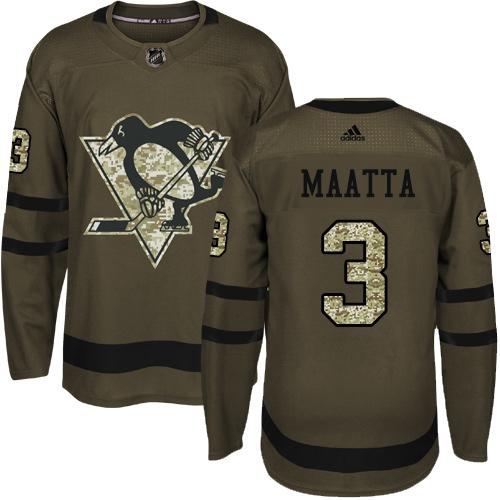Adidas Penguins #3 Olli Maatta Green Salute to Service Stitched NHL Jersey Adidas Penguins #3 Olli Maatta Green Salute to Service Stitched NHL Jersey