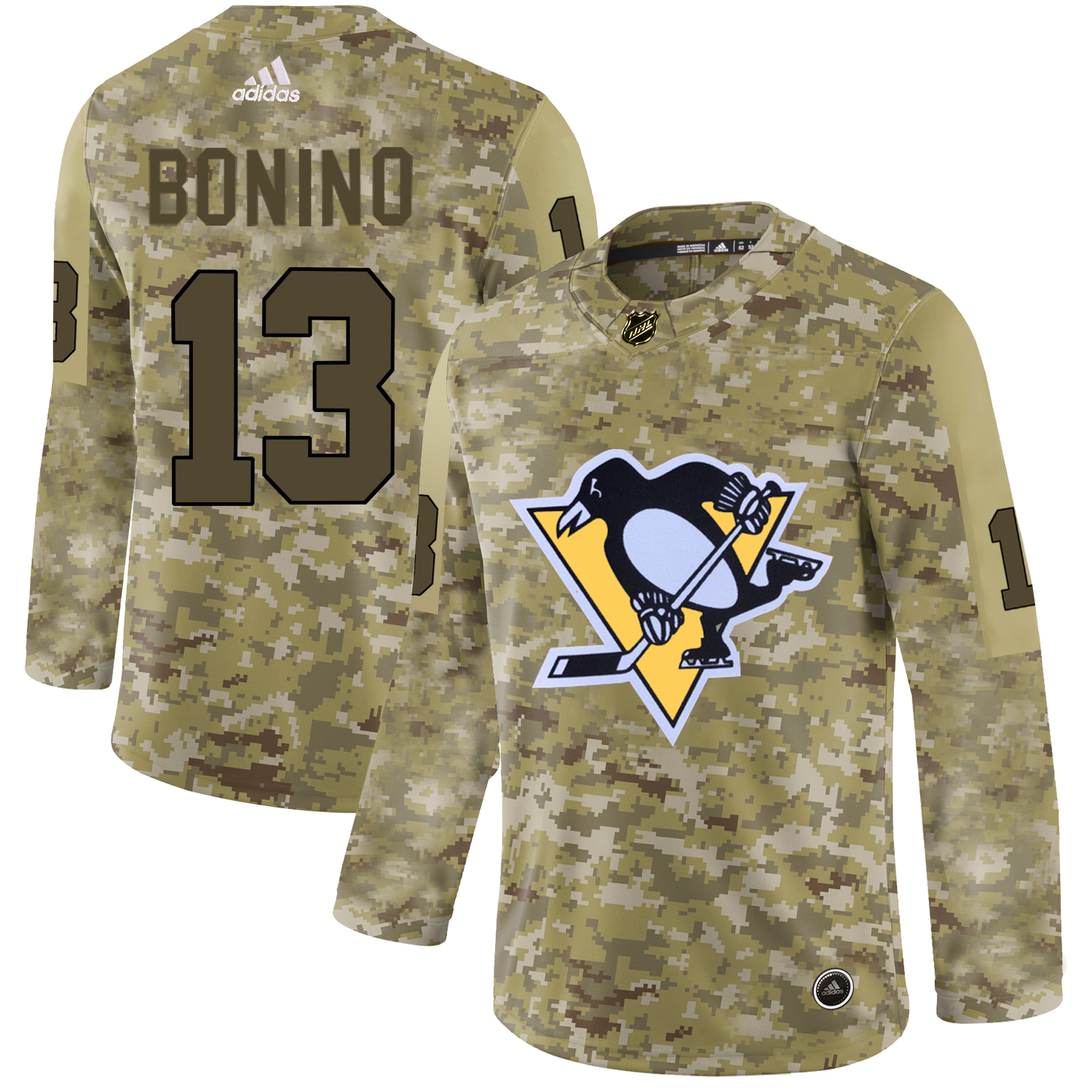 Adidas Penguins #13 Nick Bonino Camo Authentic Stitched NHL Jersey Adidas Penguins #13 Nick Bonino Camo Authentic Stitched NHL Jersey