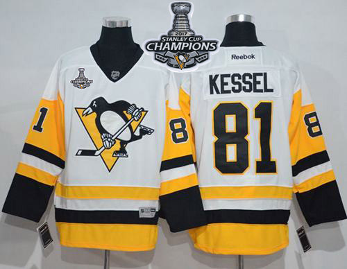 Penguins #81 Phil Kessel White New Away 2017 Stanley Cup Finals Champions Stitched NHL Jersey Penguins #81 Phil Kessel White New Away 2017 Stanley Cup Finals Champions Stitched NHL Jersey