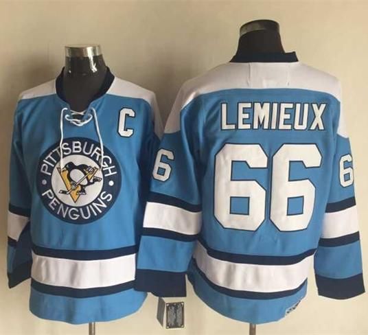 Penguins #66 Mario Lemieux Blue Alternate CCM Throwback Stitched NHL Jersey Penguins #66 Mario Lemieux Blue Alternate CCM Throwback Stitched NHL Jersey