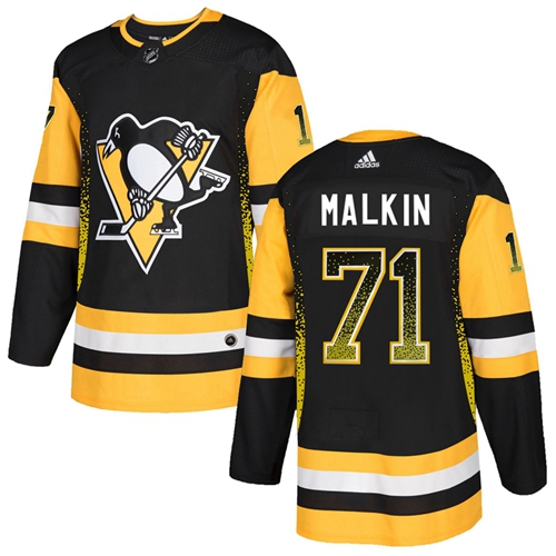 Adidas Penguins #71 Evgeni Malkin Black Home Authentic Drift Fashion Stitched NHL Jersey Adidas Penguins #71 Evgeni Malkin Black Home Authentic Drift Fashion Stitched NHL Jersey