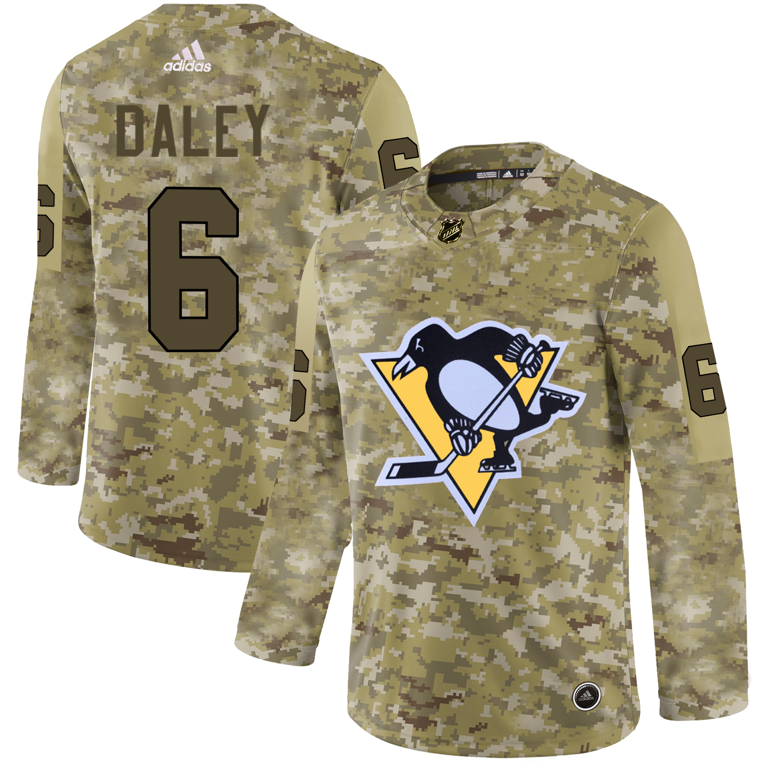 Adidas Penguins #6 Trevor Daley Camo Authentic Stitched NHL Jersey Adidas Penguins #6 Trevor Daley Camo Authentic Stitched NHL Jersey