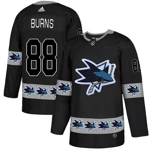 Adidas Sharks #88 Brent Burns Black Authentic Team Logo Fashion Stitched NHL Jersey Adidas Sharks #88 Brent Burns Black Authentic Team Logo Fashion Stitched NHL Jersey