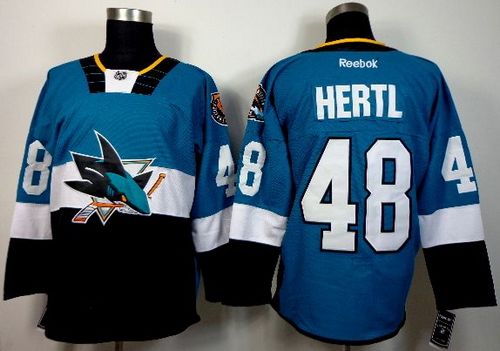Sharks #48 Tomas Hertl Teal/Black 2015 Stadium Series Stitched NHL Jersey Sharks #48 Tomas Hertl Teal/Black 2015 Stadium Series Stitched NHL Jersey