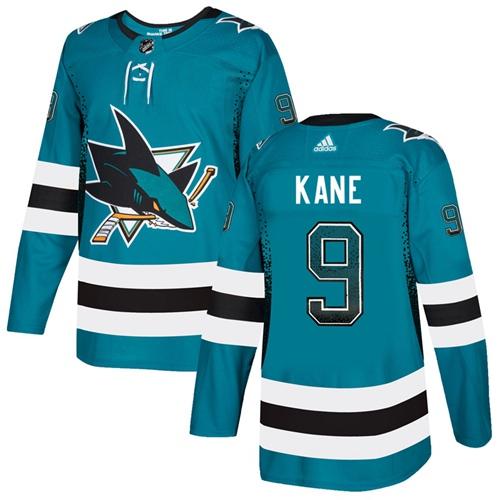 Adidas Sharks #9 Evander Kane Teal Home Authentic Drift Fashion Stitched NHL Jersey Adidas Sharks #9 Evander Kane Teal Home Authentic Drift Fashion Stitched NHL Jersey