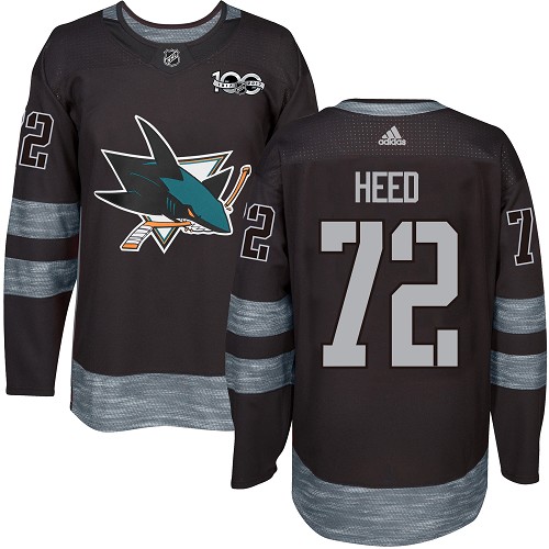 Adidas Sharks #72 Tim Heed Black 1917-2017 100th Anniversary Stitched NHL Jersey Adidas Sharks #72 Tim Heed Black 1917-2017 100th Anniversary Stitched NHL Jersey