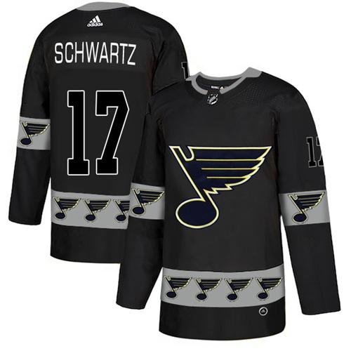 Adidas Blues #17 Jaden Schwartz Black Authentic Team Logo Fashion Stitched NHL Jersey Adidas Blues #17 Jaden Schwartz Black Authentic Team Logo Fashion Stitched NHL Jersey
