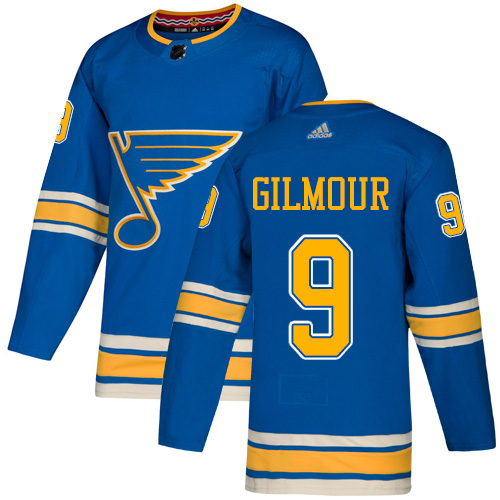Adidas Blues #9 Doug Gilmour Light Blue Alternate Authentic Stitched NHL Jersey Adidas Blues #9 Doug Gilmour Light Blue Alternate Authentic Stitched NHL Jersey