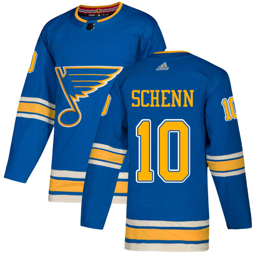 Adidas Blues #10 Brayden Schenn Blue Alternate Authentic Stitched NHL Jersey Adidas Blues #10 Brayden Schenn Blue Alternate Authentic Stitched NHL Jersey