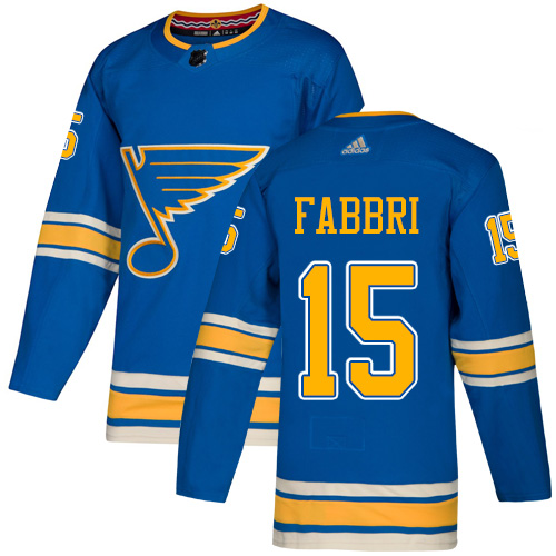 Adidas Blues #15 Robby Fabbri Light Blue Alternate Authentic Stitched NHL Jersey Adidas Blues #15 Robby Fabbri Light Blue Alternate Authentic Stitched NHL Jersey
