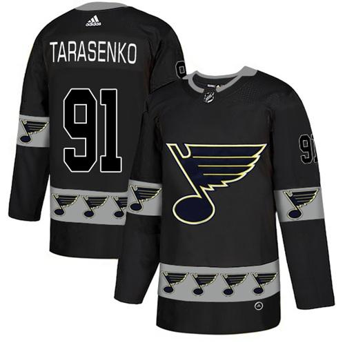 Adidas Blues #91 Vladimir Tarasenko Black Authentic Team Logo Fashion Stitched NHL Jersey Adidas Blues #91 Vladimir Tarasenko Black Authentic Team Logo Fashion Stitched NHL Jersey