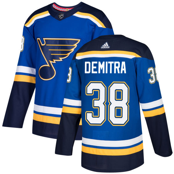 Adidas Blues #38 Pavol Demitra Blue Home Authentic Stitched NHL Jersey Adidas Blues #38 Pavol Demitra Blue Home Authentic Stitched NHL Jersey