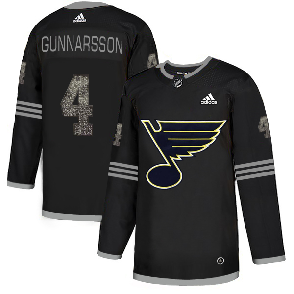 Adidas Blues #4 Carl Gunnarsson Black Authentic Classic Stitched NHL Jersey Adidas Blues #4 Carl Gunnarsson Black Authentic Classic Stitched NHL Jersey