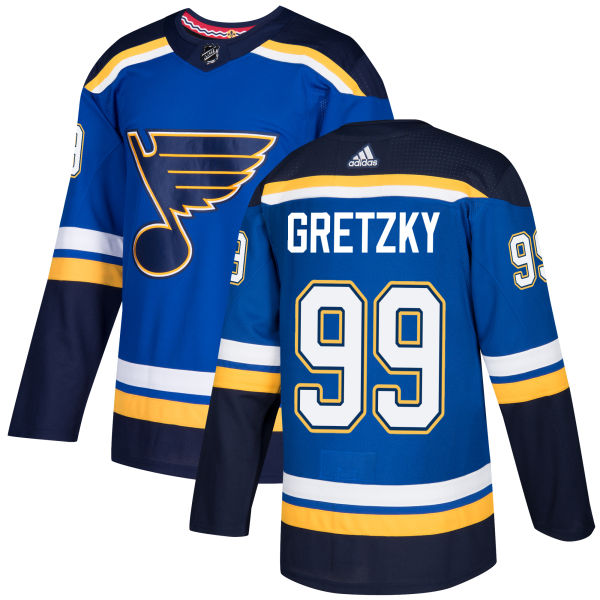 Adidas Blues #99 Wayne Gretzky Blue Home Authentic Stitched NHL Jersey Adidas Blues #99 Wayne Gretzky Blue Home Authentic Stitched NHL Jersey