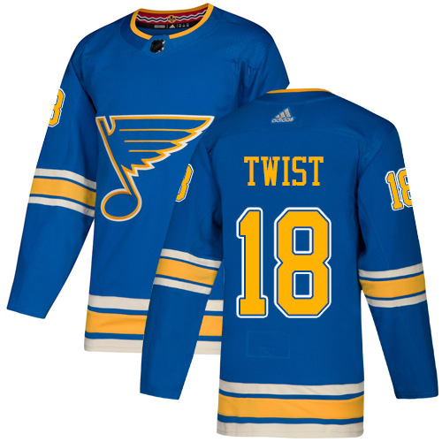 Adidas Blues #18 Tony Twist Light Blue Alternate Authentic Stitched NHL Jersey Adidas Blues #18 Tony Twist Light Blue Alternate Authentic Stitched NHL Jersey