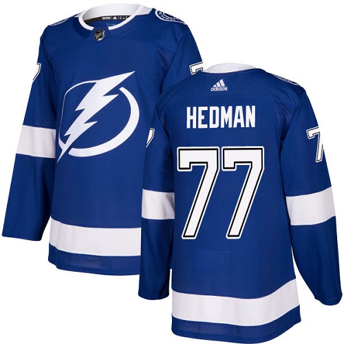 Adidas Lightning #77 Victor Hedman Blue Home Authentic Stitched NHL Jersey Adidas Lightning #77 Victor Hedman Blue Home Authentic Stitched NHL Jersey