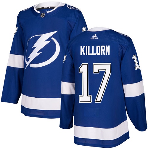Adidas Lightning #17 Alex Killorn Blue Home Authentic Stitched NHL Jersey Adidas Lightning #17 Alex Killorn Blue Home Authentic Stitched NHL Jersey