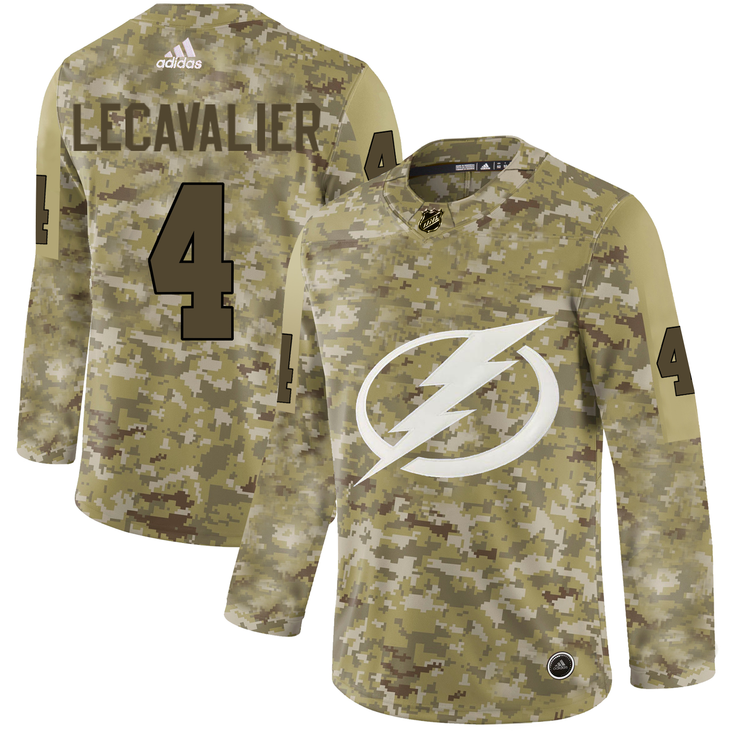 Adidas Lightning #4 Vincent Lecavalier Camo Authentic Stitched NHL Jersey Adidas Lightning #4 Vincent Lecavalier Camo Authentic Stitched NHL Jersey