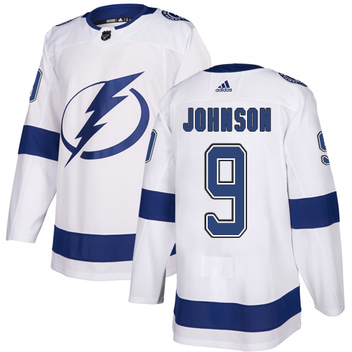 Adidas Lightning #9 Tyler Johnson White Road Authentic Stitched NHL Jersey Adidas Lightning #9 Tyler Johnson White Road Authentic Stitched NHL Jersey