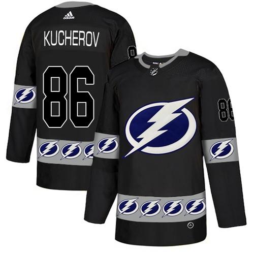 Adidas Lightning #86 Nikita Kucherov Black Authentic Team Logo Fashion Stitched NHL Jersey Adidas Lightning #86 Nikita Kucherov Black Authentic Team Logo Fashion Stitched NHL Jersey