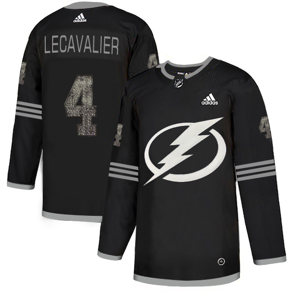 Adidas Lightning #4 Vincent Lecavalier Black Authentic Classic Stitched NHL Jersey Adidas Lightning #4 Vincent Lecavalier Black Authentic Classic Stitched NHL Jersey