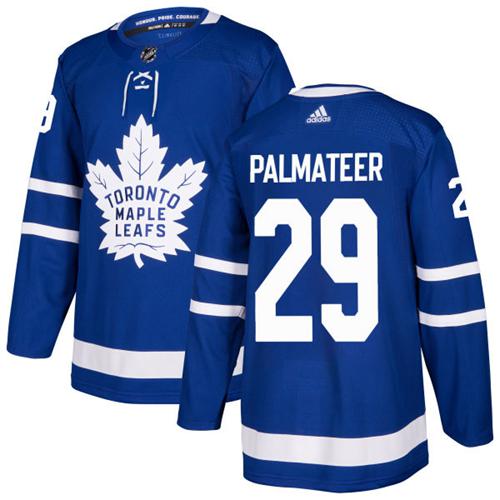 Adidas Maple Leafs #29 Mike Palmateer Blue Home Authentic Stitched NHL Jersey Adidas Maple Leafs #29 Mike Palmateer Blue Home Authentic Stitched NHL Jersey