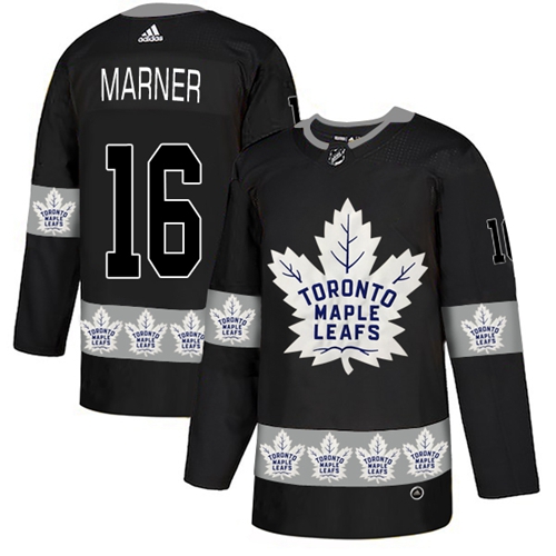 Adidas Maple Leafs #16 Mitchell Marner Black Authentic Team Logo Fashion Stitched NHL Jersey Adidas Maple Leafs #16 Mitchell Marner Black Authentic Team Logo Fashion Stitched NHL Jersey
