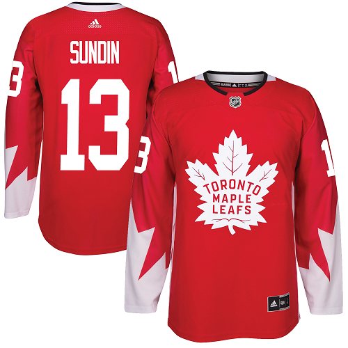 Adidas Maple Leafs #13 Mats Sundin Red Team Canada Authentic Stitched NHL Jersey Adidas Maple Leafs #13 Mats Sundin Red Team Canada Authentic Stitched NHL Jersey