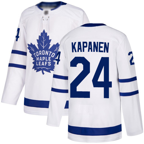 Adidas Maple Leafs #24 Kasperi Kapanen White Road Authentic Stitched NHL Jersey Adidas Maple Leafs #24 Kasperi Kapanen White Road Authentic Stitched NHL Jersey